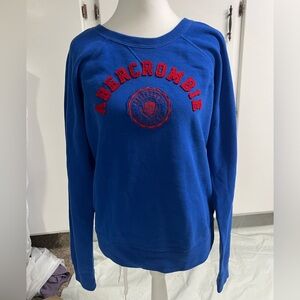 Y2K Abercrombie & Fitch Blue Women's Sweater